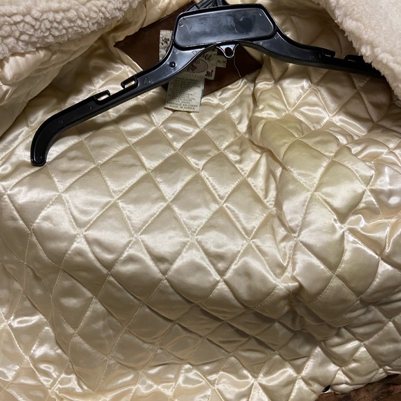 Smart Set Leather Suede Coat Size M - Picture 11 of 13